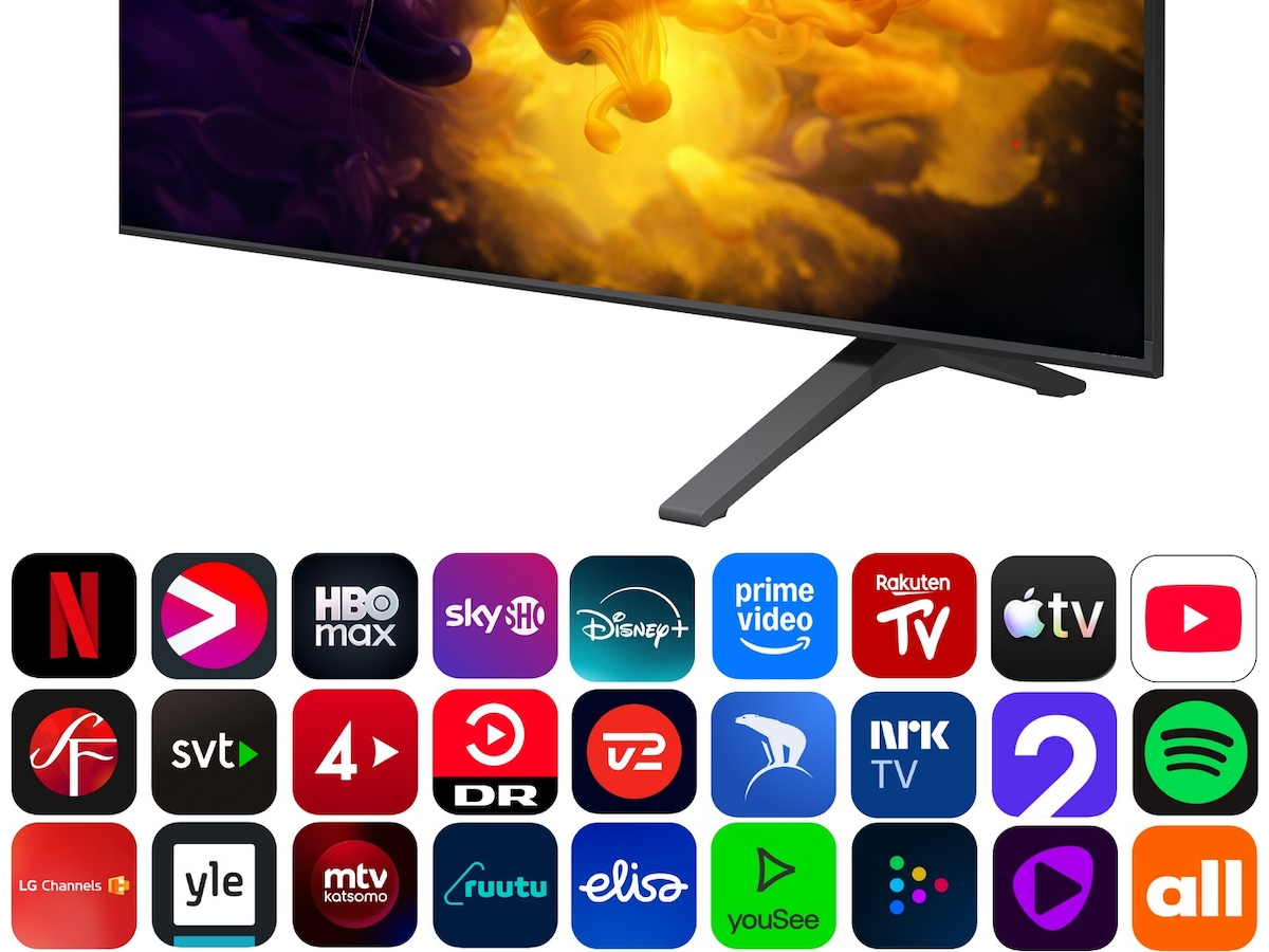 LG 85" QNED70 MiniLED 4K Smart TV (2026) Över 80 tums TV