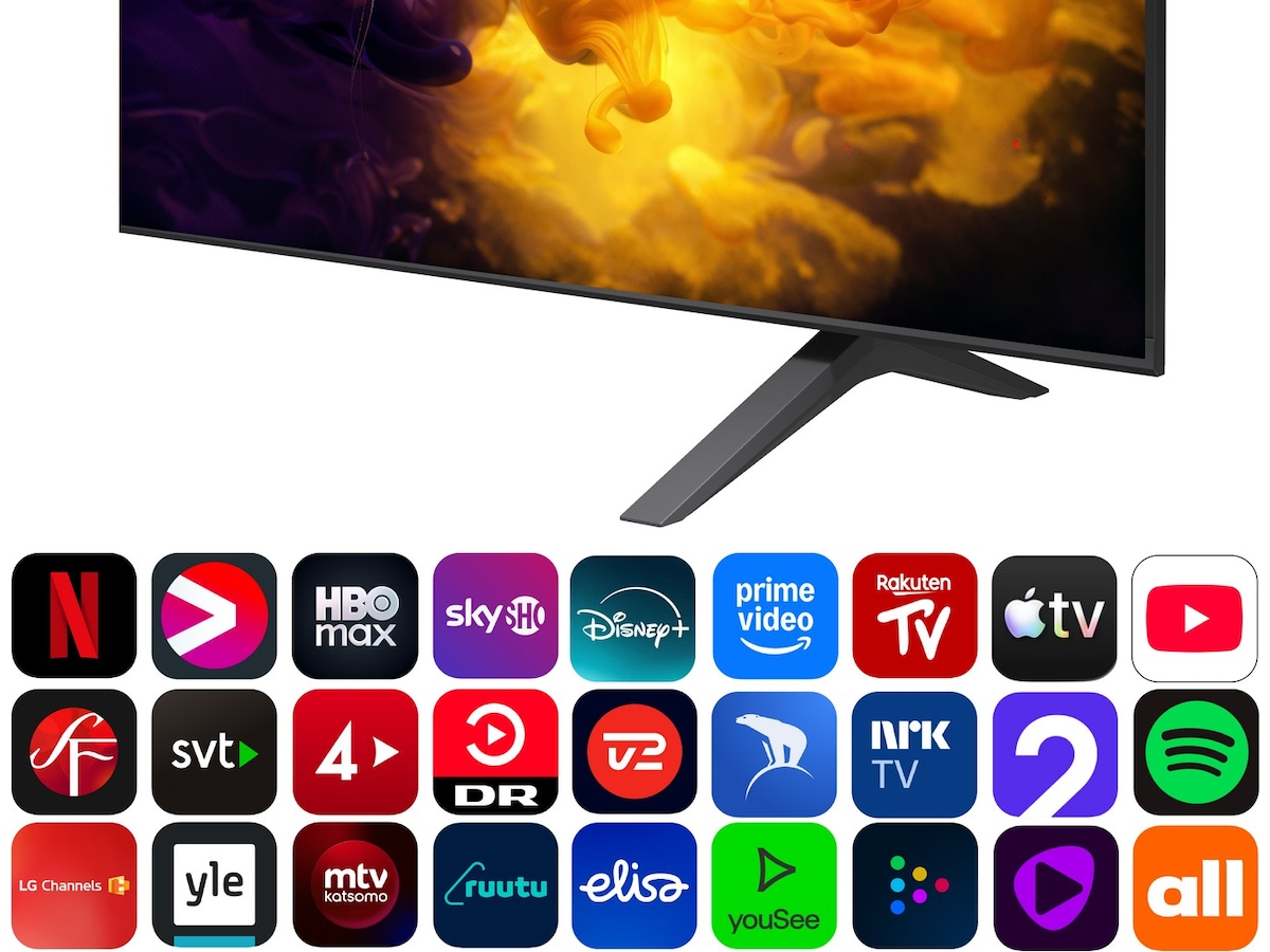 LG 75" QQNED70 MiniLED 4K Smart TV (2026) 70 - 79 tums TV