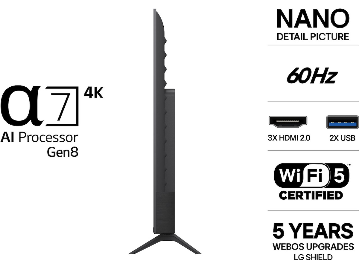 LG 50" NU90 Nano UHD Smart TV (2026) 50 - 59 tums TV