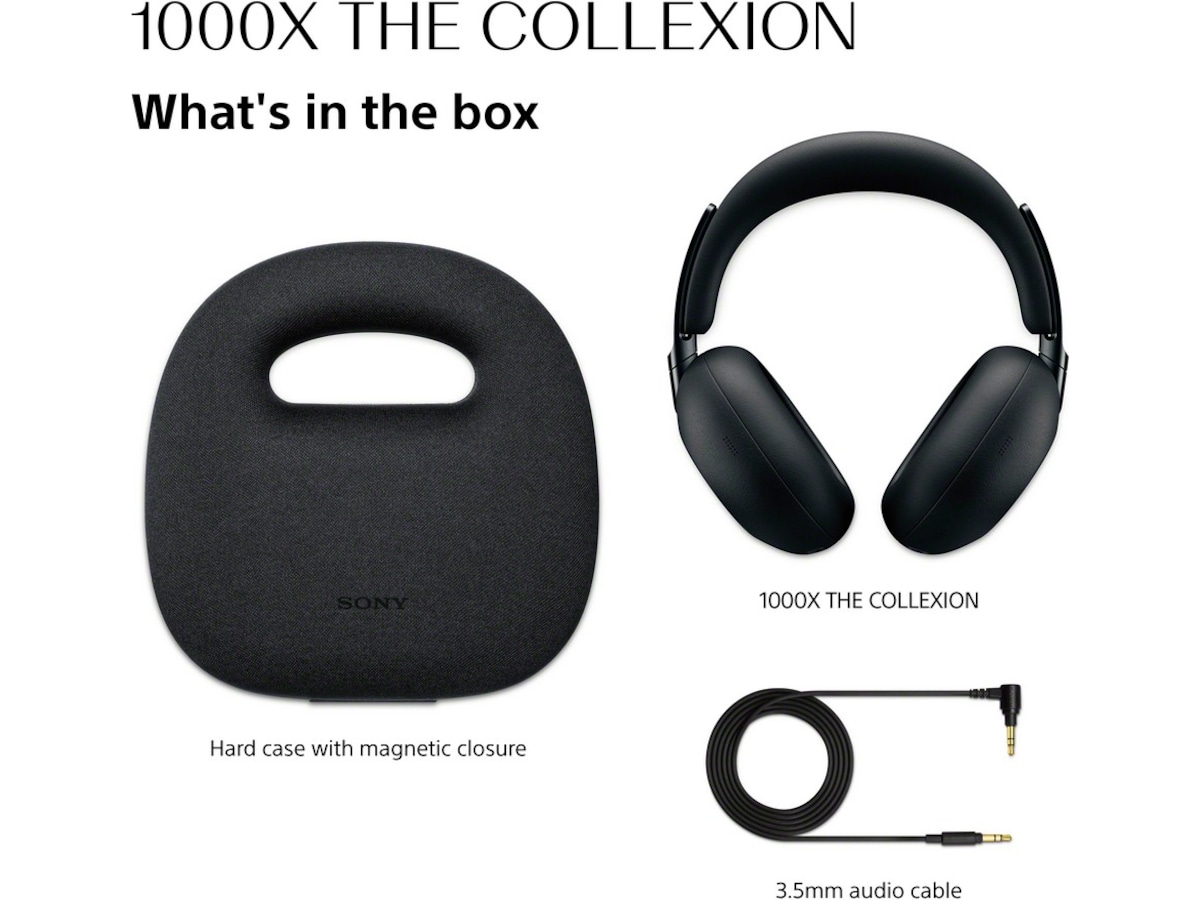 SONY 1000X THE COLLEXION Over-Ear Hörlurar (svart) Hörlurar
