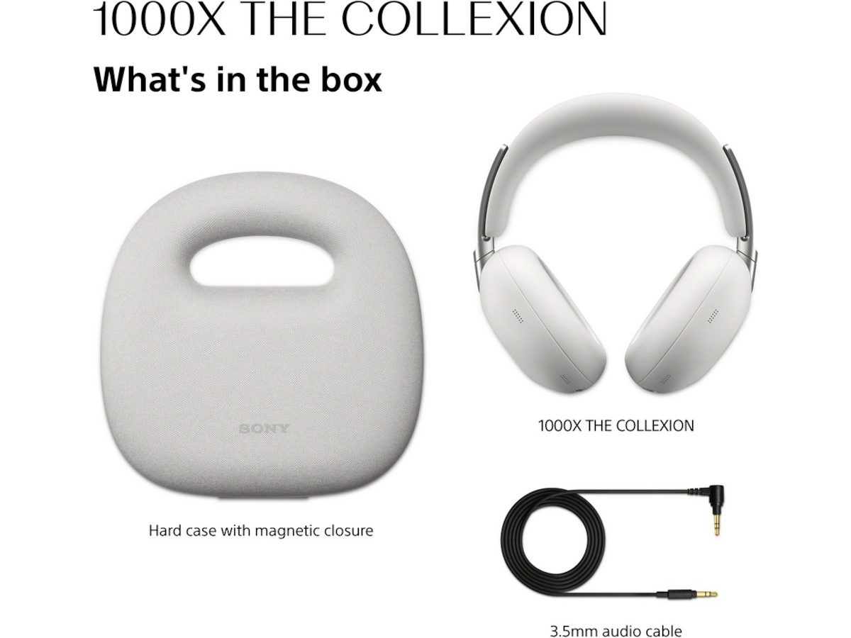 SONY 1000X THE COLLEXION Over-Ear Hörlurar (platina) Hörlurar