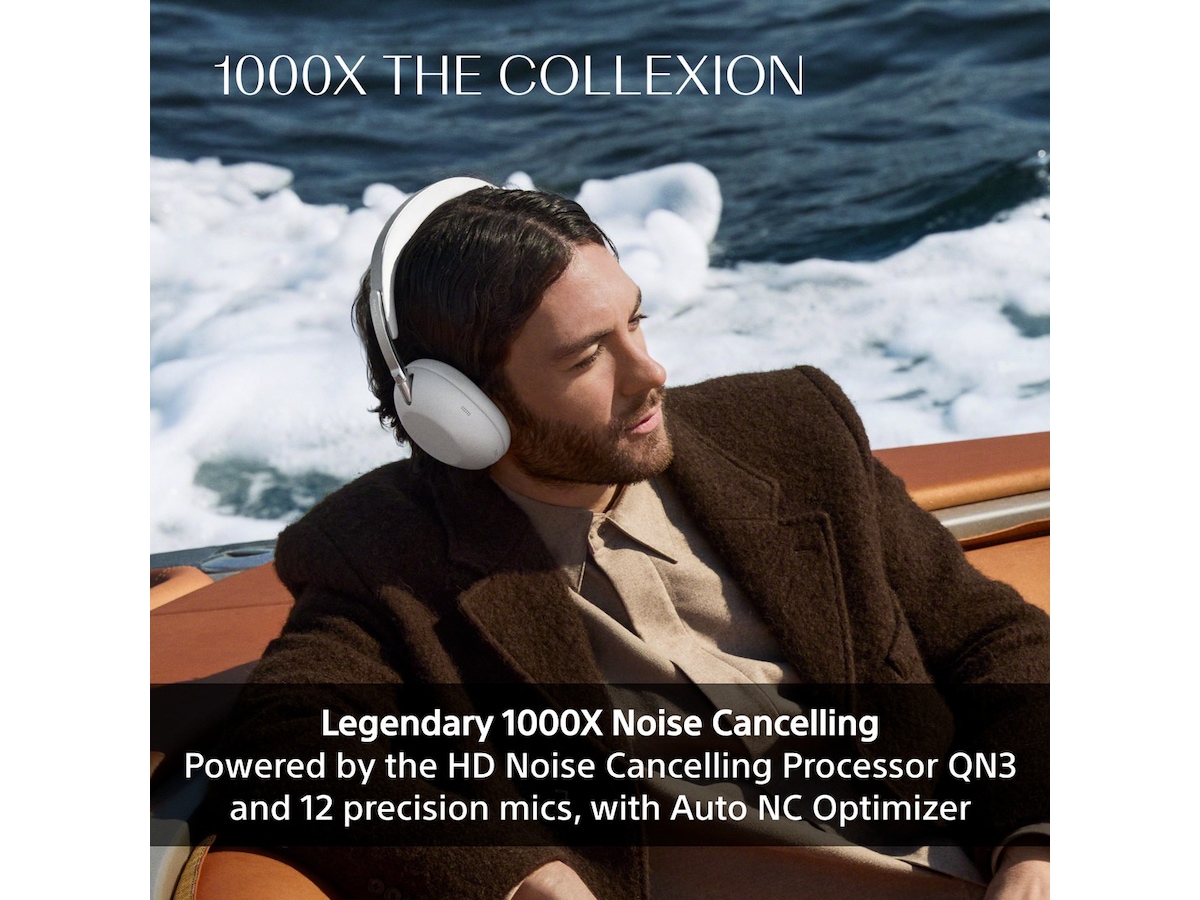 SONY 1000X THE COLLEXION Over-Ear Hörlurar (platina) Hörlurar
