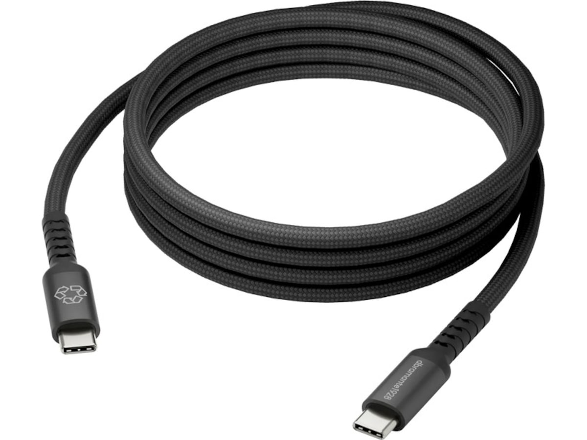 dbramante1928 Re-Charge It USB-C kabel 2m (svart) USB-kablar
