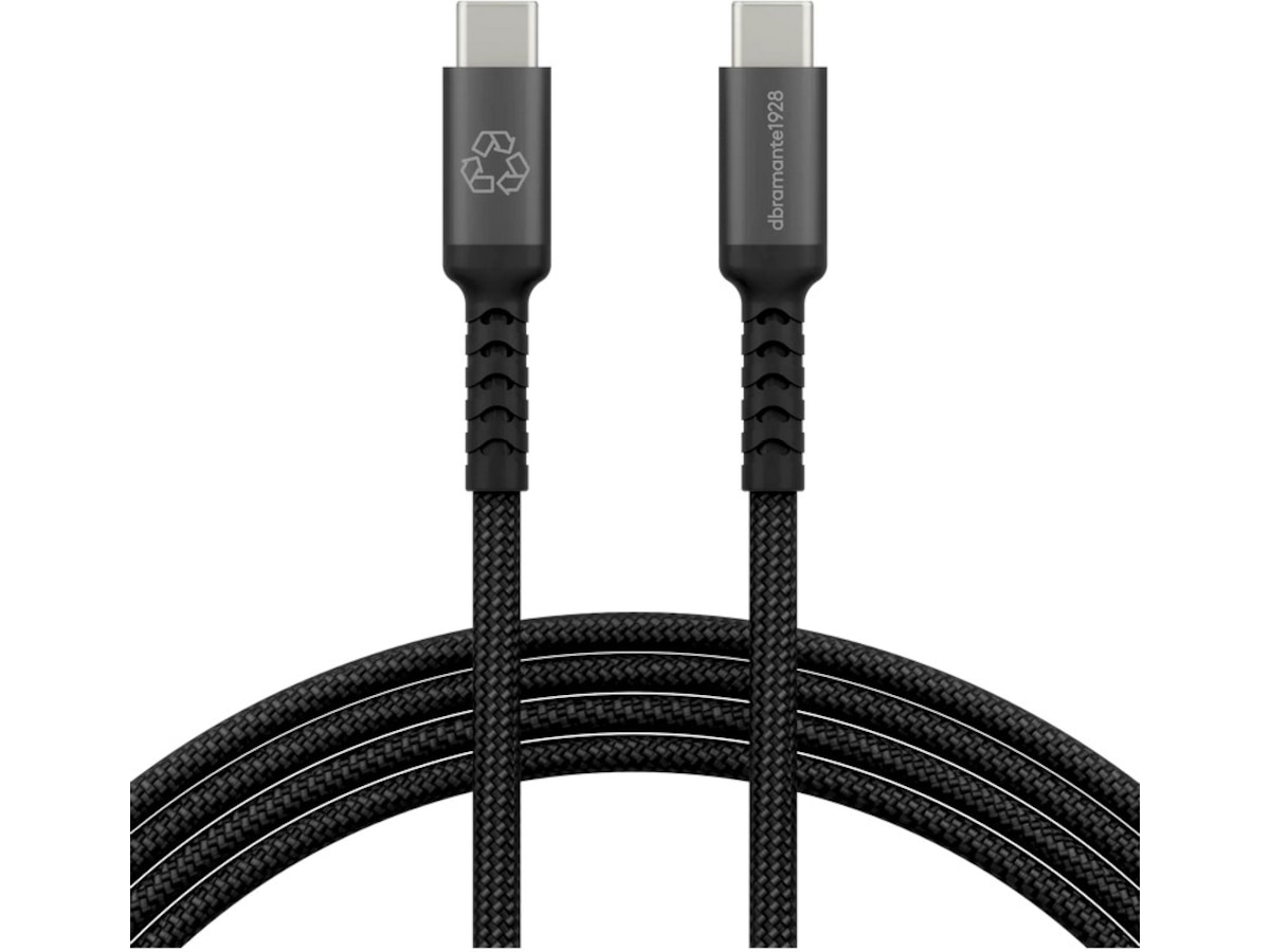 dbramante1928 Re-Charge It USB-C kabel 2m (svart) USB-kablar