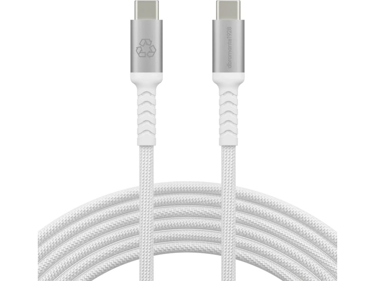 dbramante1928 Re-Charge It USB-C kabel 3m (vit) USB-kablar