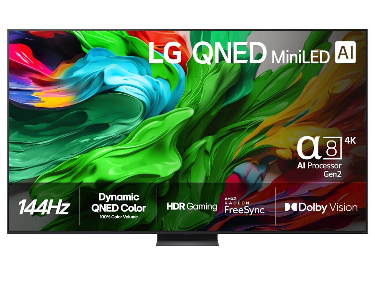 LG 100" QNED86 AI 4K MiniLED Smart TV (2025) + Soundbar Över 80 tums TV
