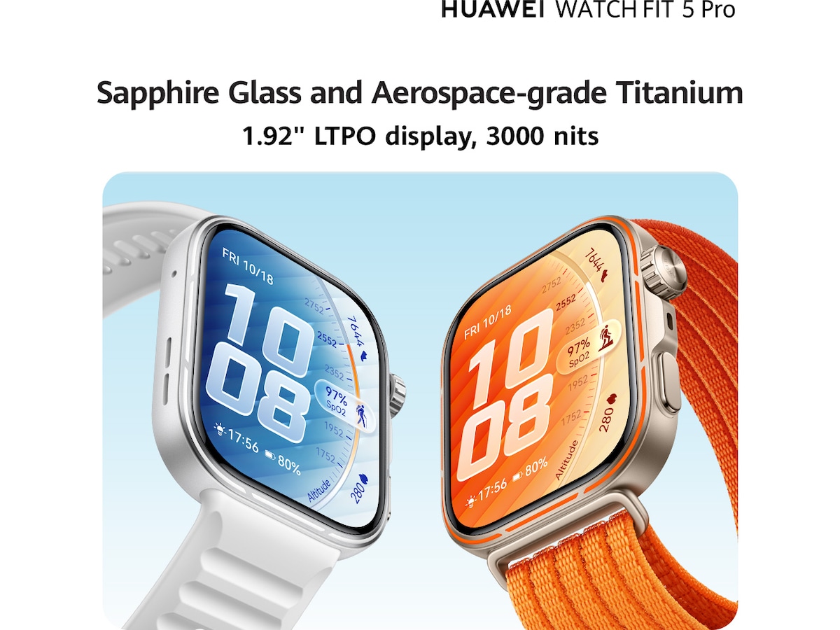 Huawei Watch Fit 5 Pro 44mm (svart) Smartwatches
