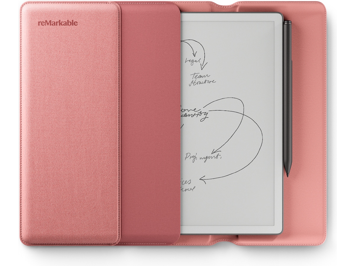reMarkable Paper Pure 10,3" + Marker Plus + Sleeve Folio (desert pink) Digitala anteckningsblock