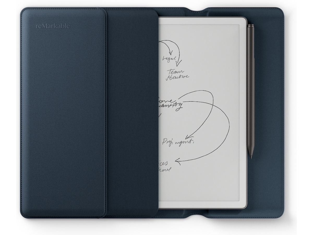 reMarkable Paper Pure 10,3" + Marker Plus + Sleeve Folio (ocean blue) Digitala anteckningsblock