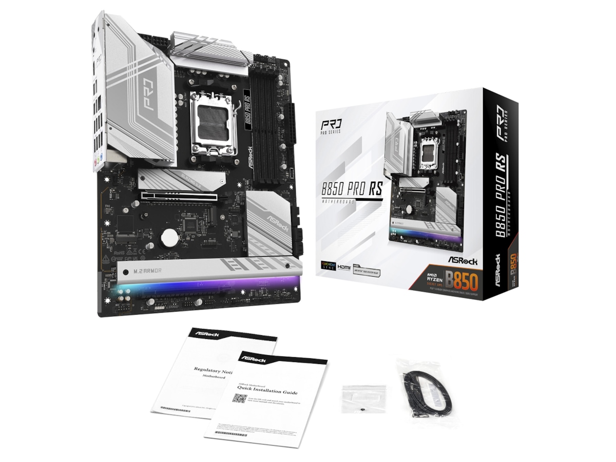 ASRock B850 Pro RS Moderkort -B-Grade Demo moderkort