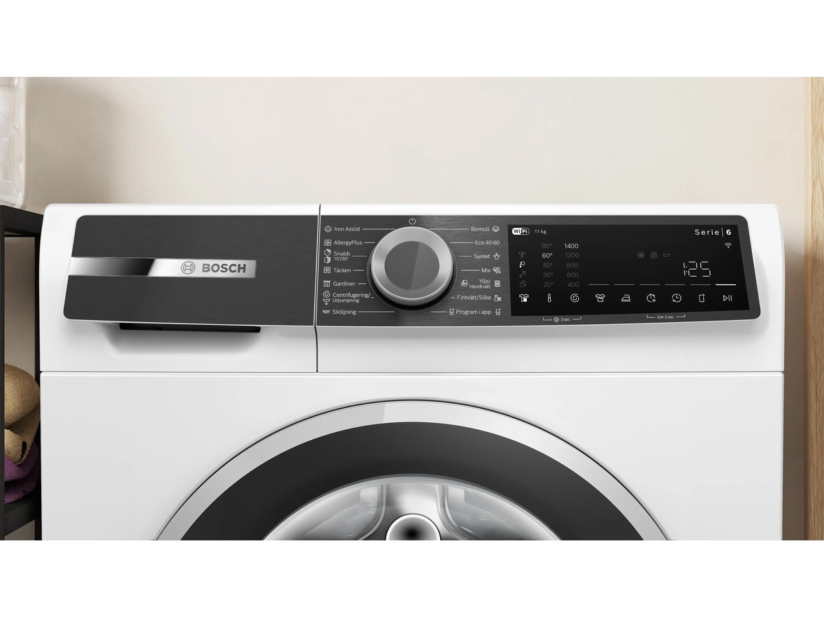 Bosch WGK264ZLSN Serie 6 Tvättmaskin (vit) Tvättmaskin