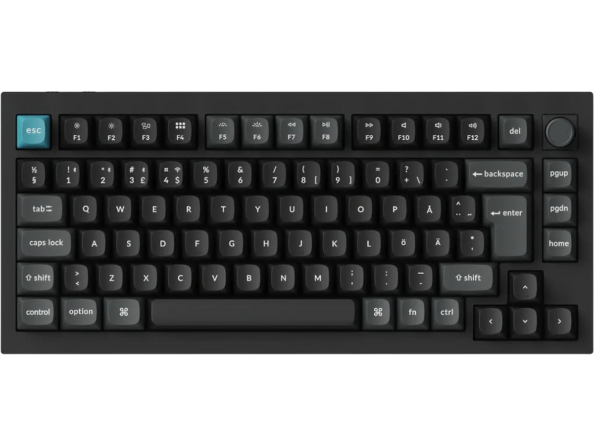 Keychron Q1 Ultra 75% 8K Red Trådlöst Gamingtangentbord Gamingtangentbord