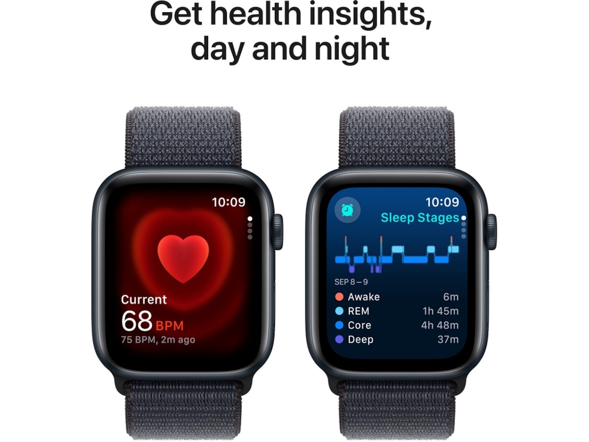 Apple Watch SE 44mm GPS + LTE Aluminium (midnatt) -B-Grade Demo watches