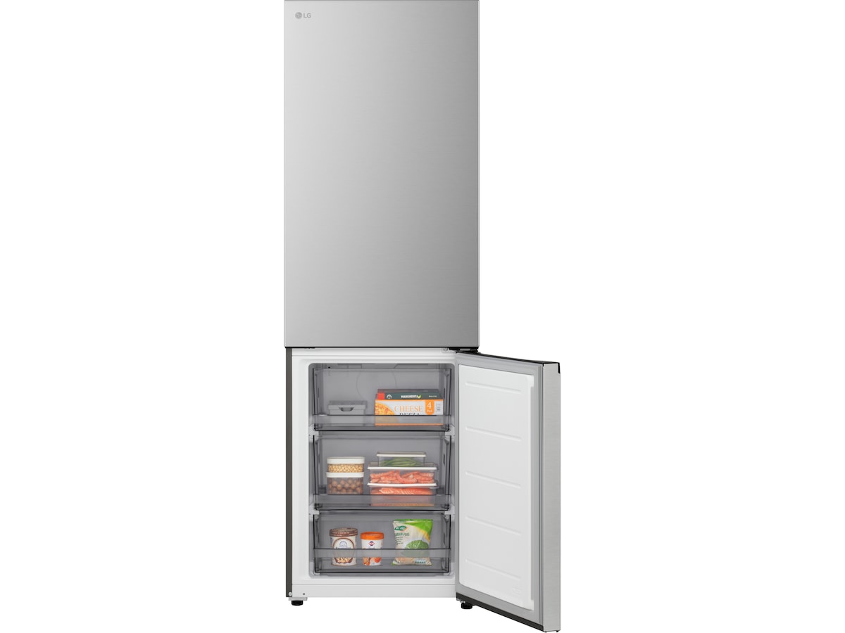 LG GBBS312CPY Kylskåp med frysfack 1.86M (Prime Steel) Kyl & frys kombiskåp