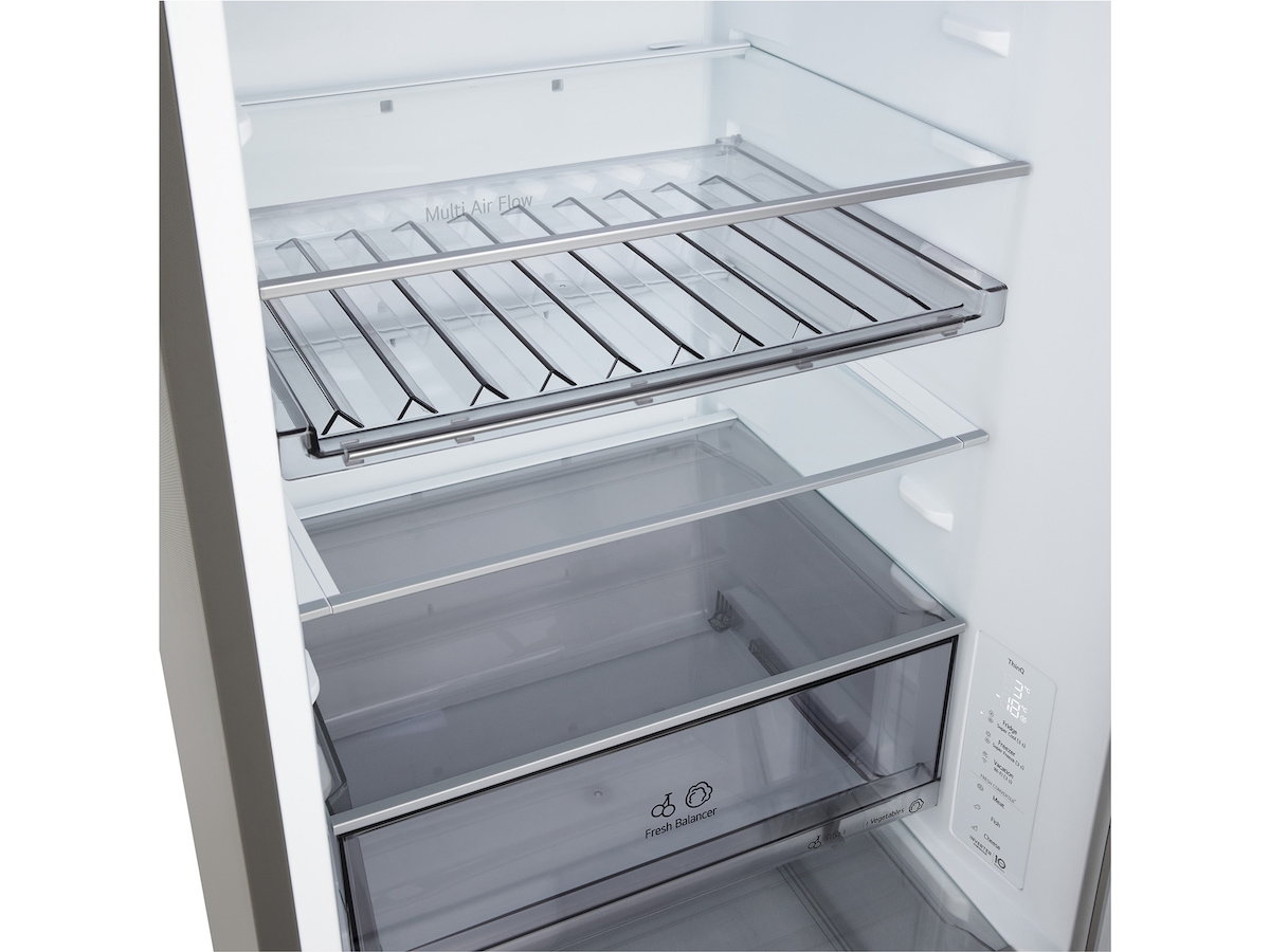 LG GBBS312CPY Kylskåp med frysfack 1.86M (Prime Steel) Kyl & frys kombiskåp