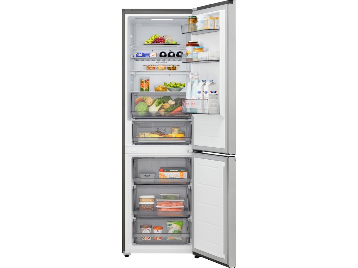 LG GBBS312CPY Kylskåp med frysfack 1.86M (Prime Steel) Kyl & frys kombiskåp