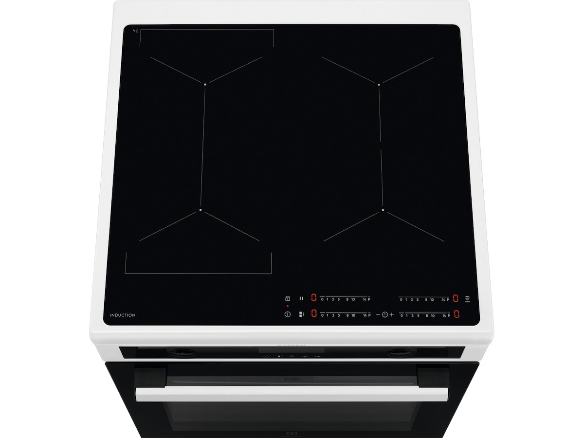 Electrolux 600 SteamBake induktion 60 cm pyrolys (vit) Spis