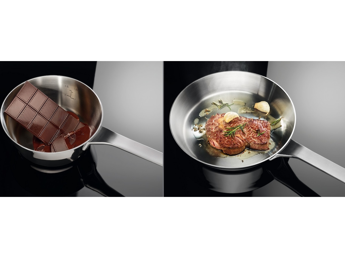 Electrolux 600 SteamBake induktion 60 cm pyrolys (vit) Spis
