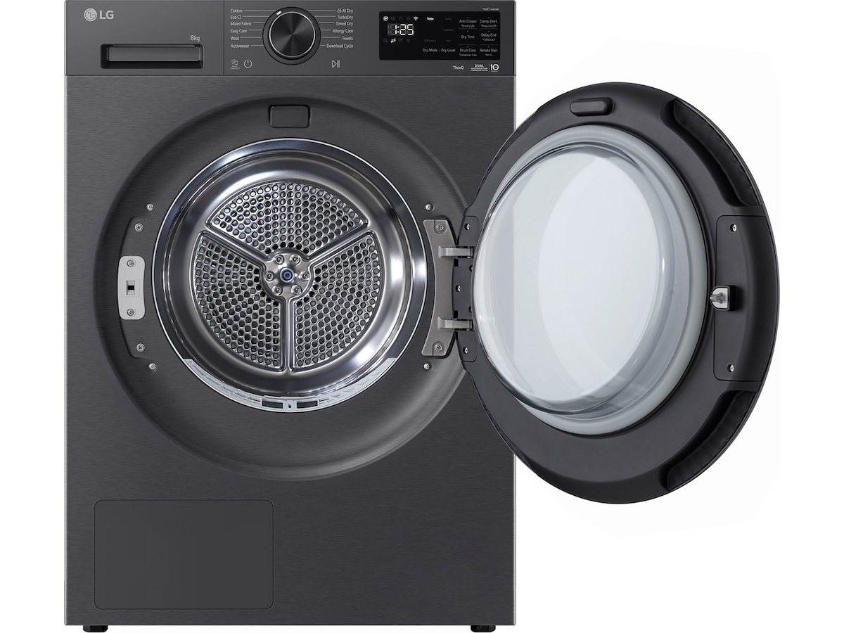 LG RHX5008TBB torktumlare 8kg (vit) Torktumlare