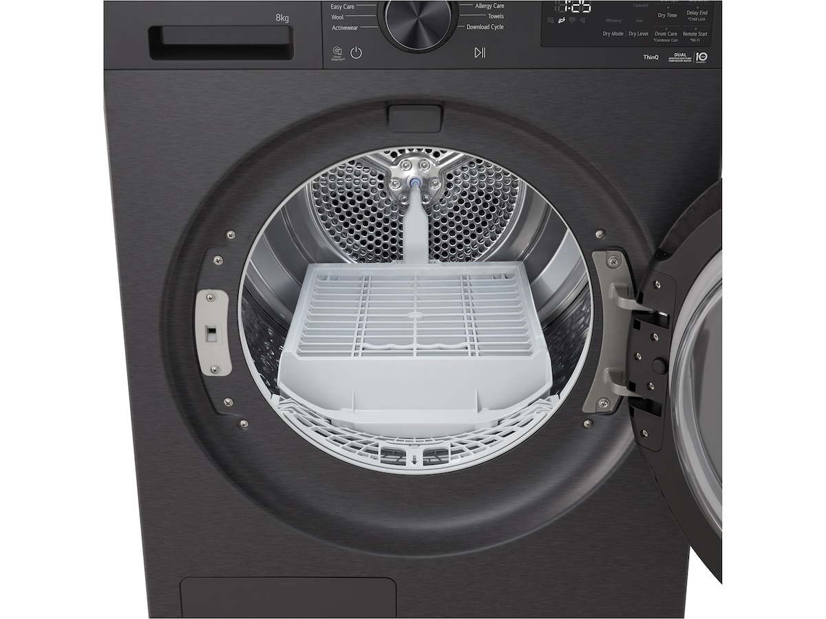 LG RHX5008TBB torktumlare 8kg (vit) Torktumlare