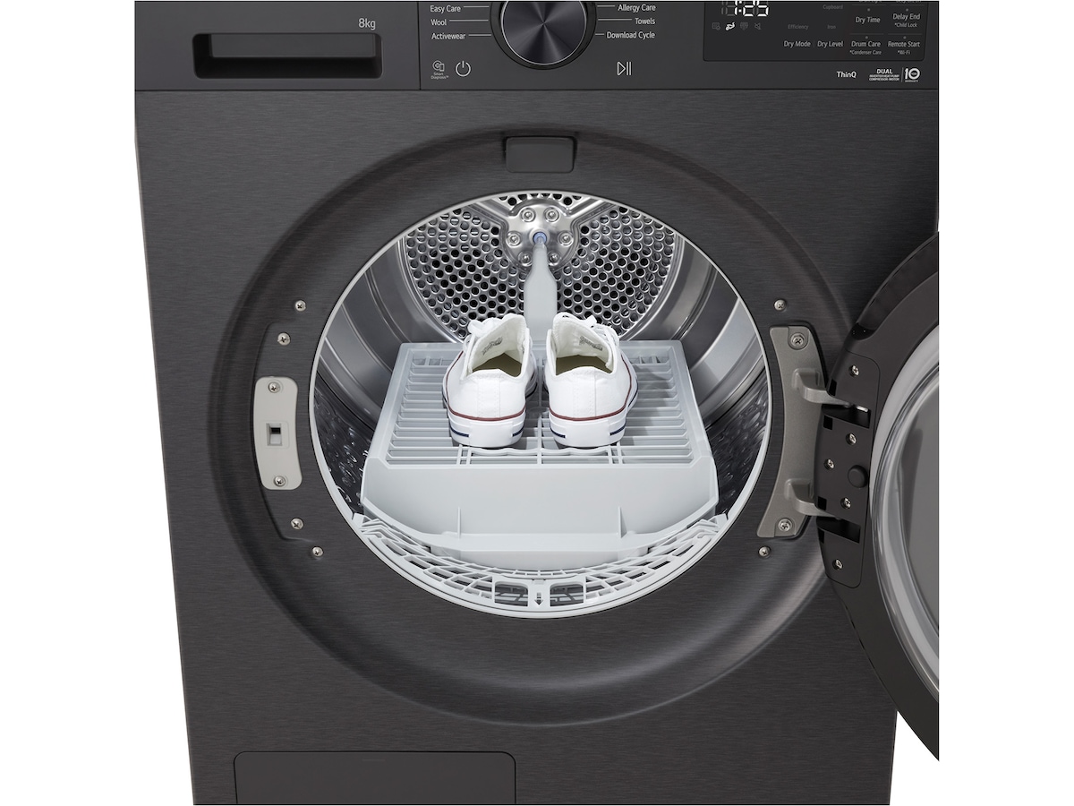 LG RHX5008TBB torktumlare 8kg (vit) Torktumlare