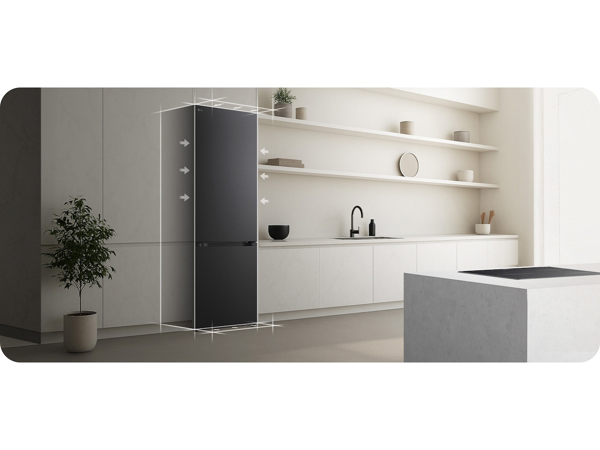 LG GBBS727CMB Kylskåp med frysfack 2.03M (Metal Sorbet) Kyl & frys kombiskåp
