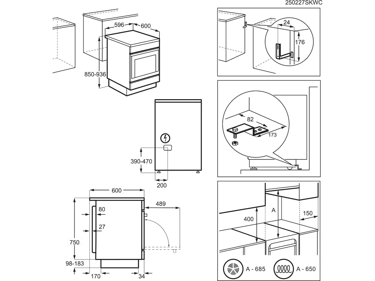 Electrolux 600 SteamBake Induktion 60 cm Katalys (vit) Spis