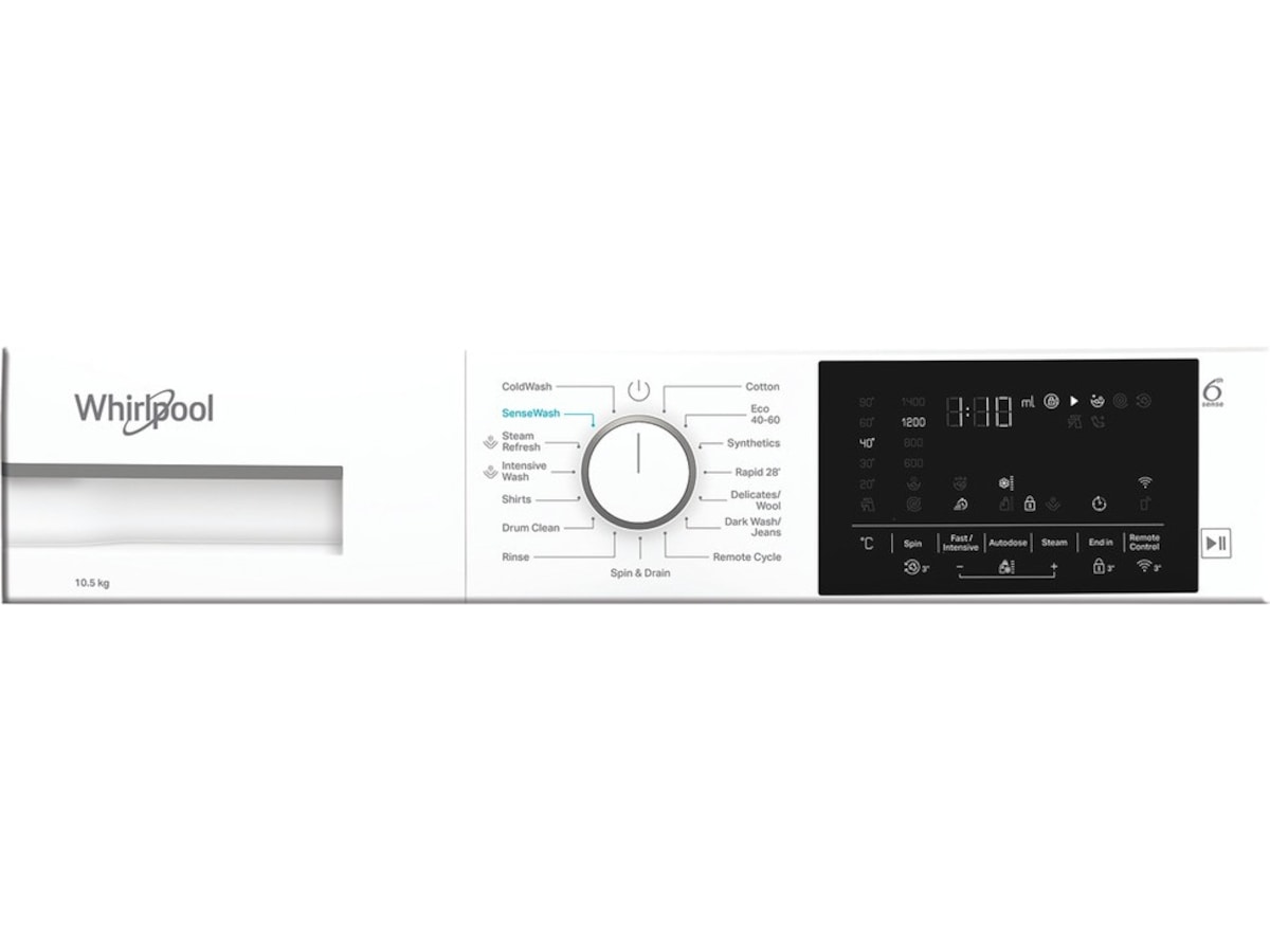 Whirlpool frontmatad tvättmaskin Tvättmaskin