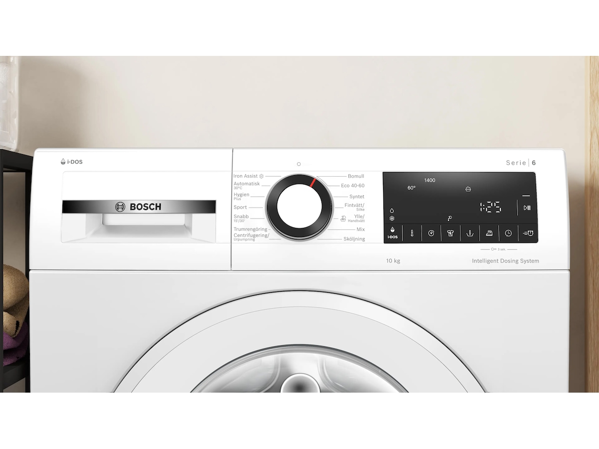 Bosch Serie 6 Tvättmaskin 10kg (vit) Tvättmaskin