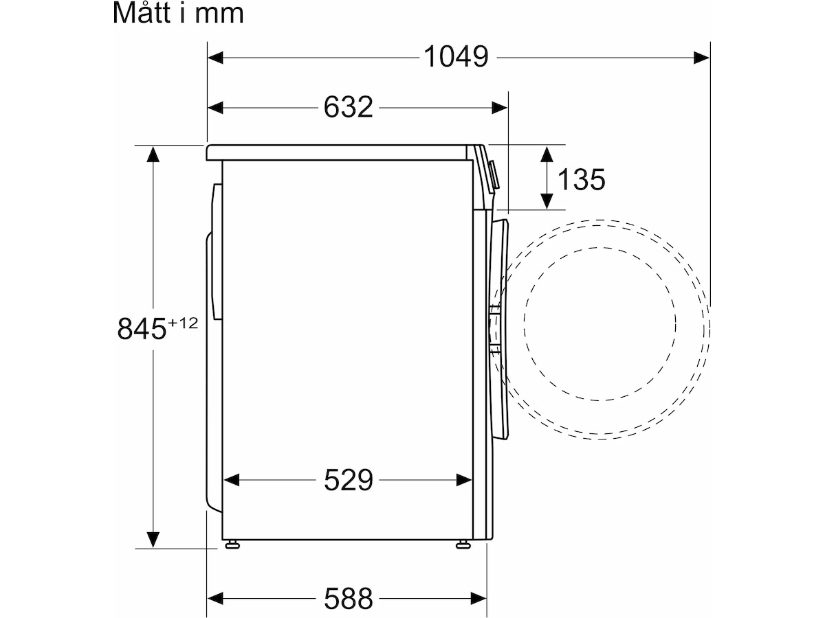 Bosch Serie 6 Tvättmaskin 10kg (vit) Tvättmaskin