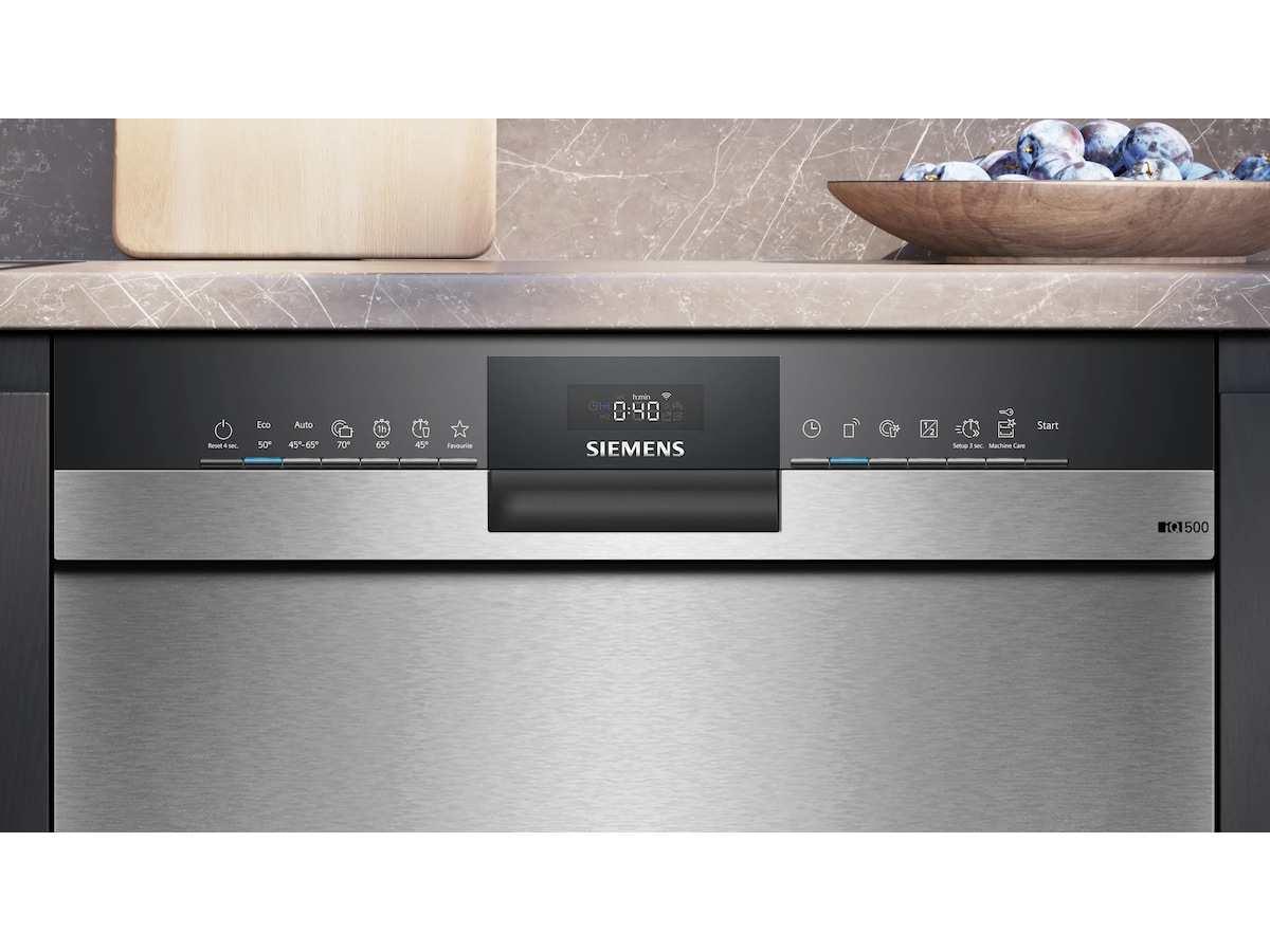 Siemens SN45ZS08CE iQ500 Underbyggd diskmaskin (Rostfritt stål) Underbyggd diskmaskin