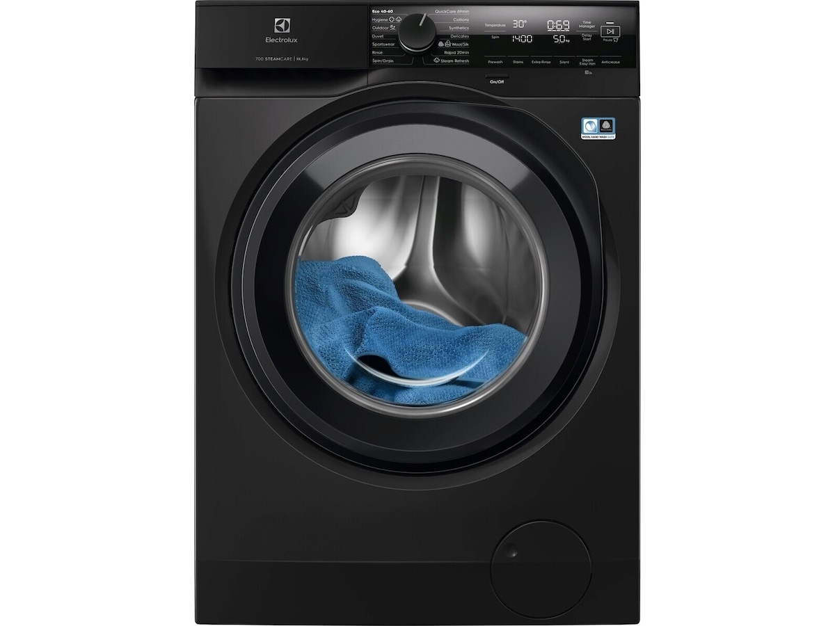 Electrolux EFI742RX4G 700 SteamCare Tvättmaskin (svart) Tvättmaskin