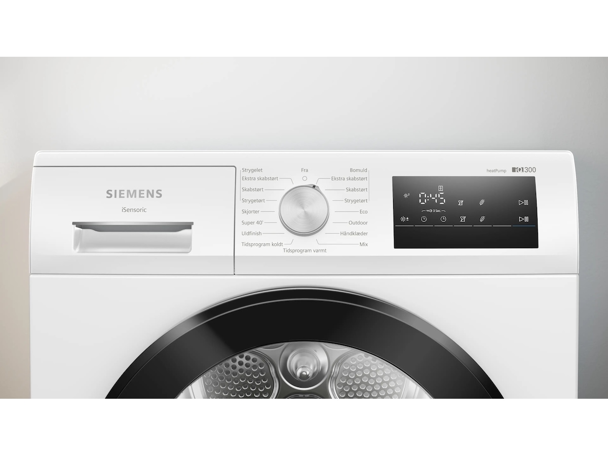 Siemens WT45HV0EDN, iQ300 Torktumlare (vit) Torktumlare