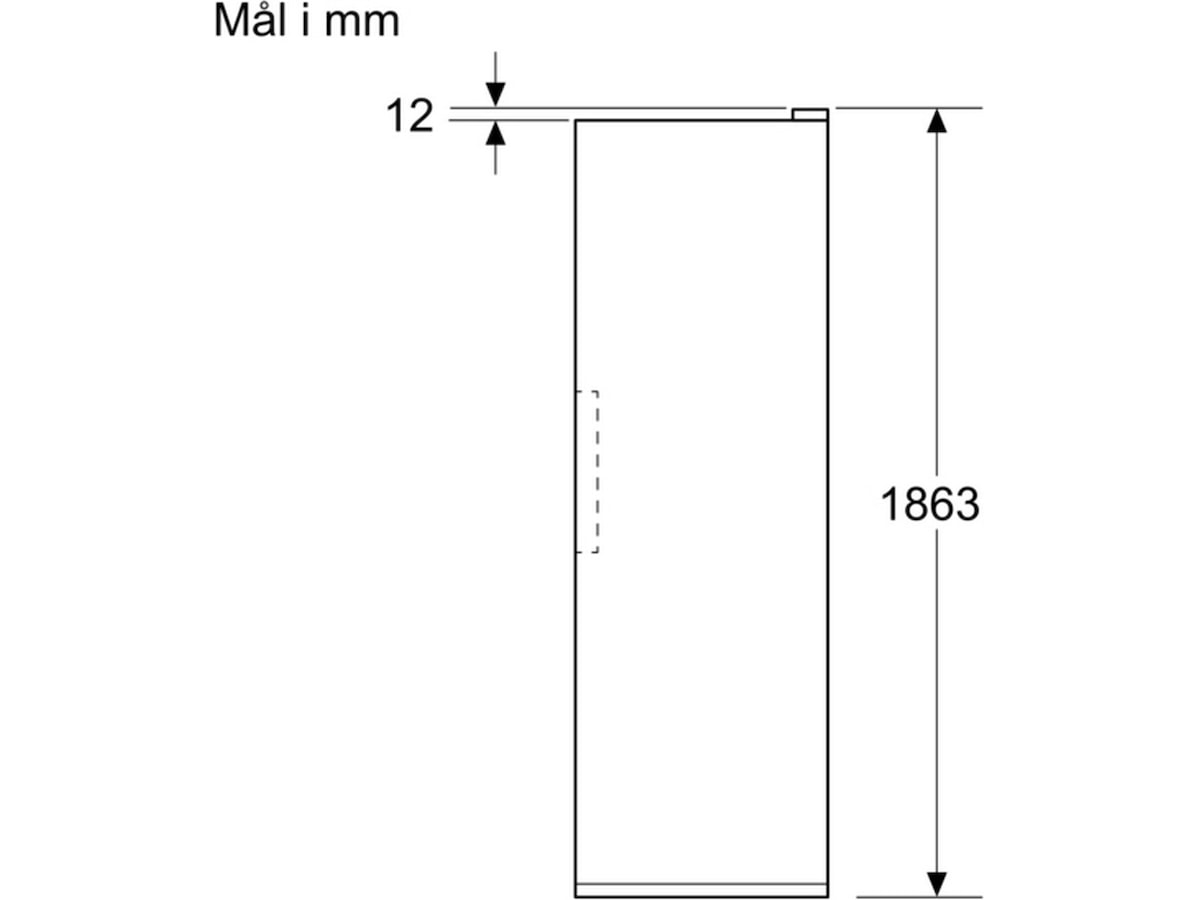 Siemens GS36NVWCG iQ300 Frysskåp (vit) Frysskåp