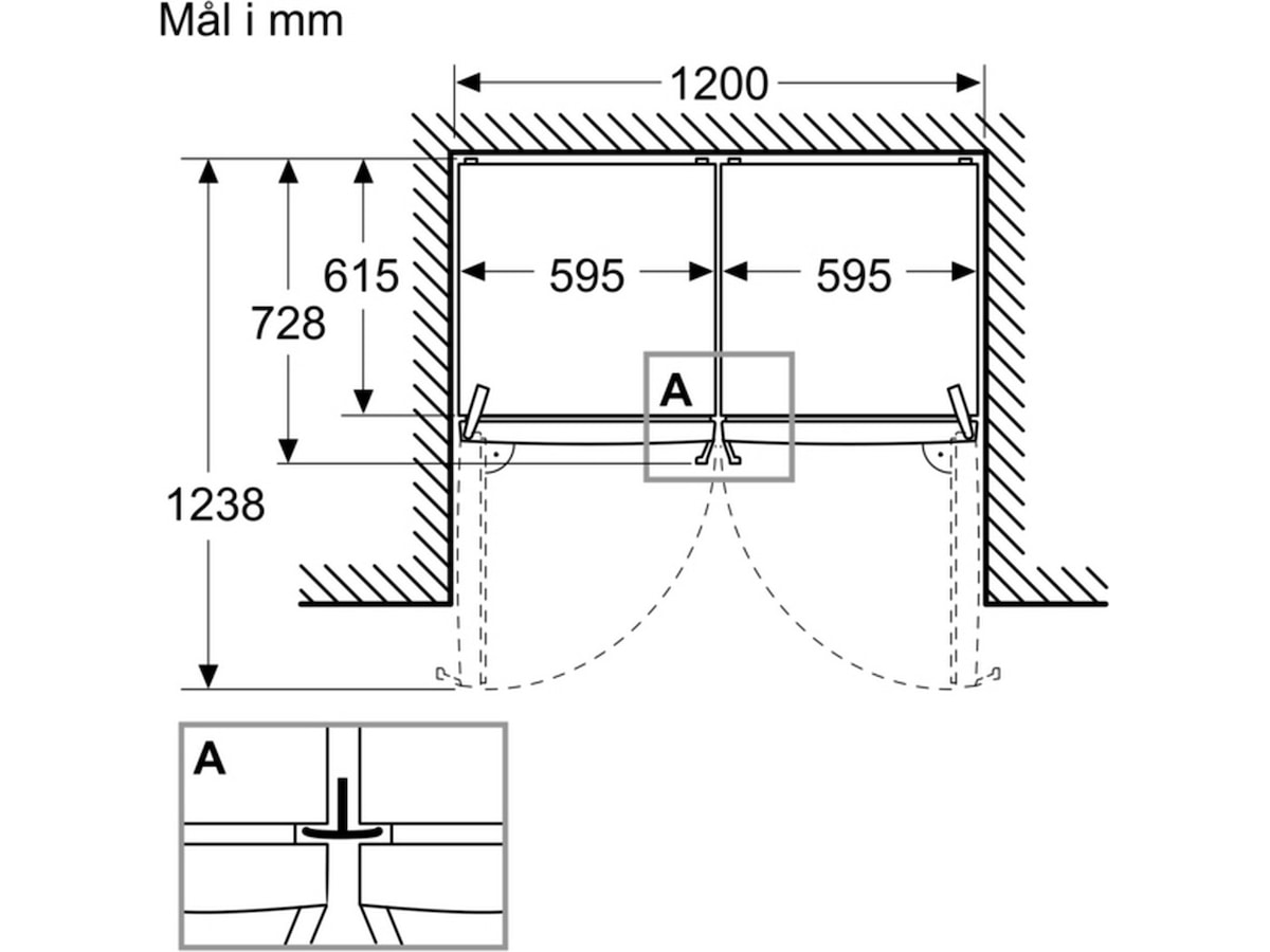 Siemens GS36NVWCG iQ300 Frysskåp (vit) Frysskåp