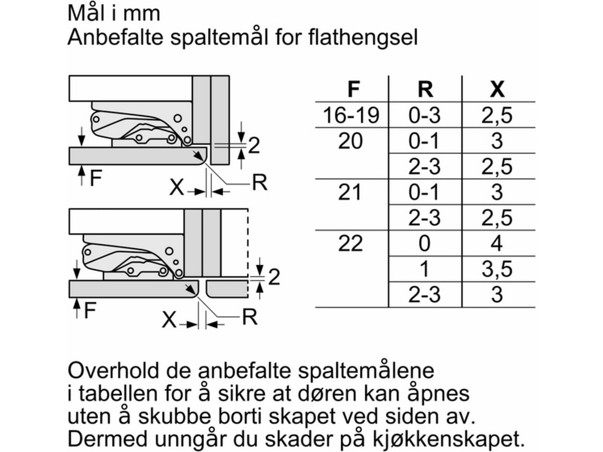 Bosch Serie 4 KIV87VFE0 Integrerat kombiskåp Kyl & frys kombiskåp