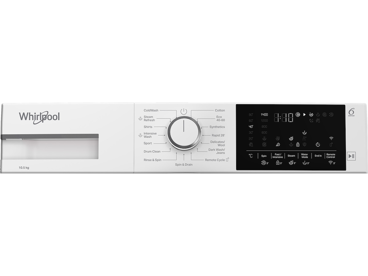 Whirlpool frontmatad tvättmaskin Tvättmaskin