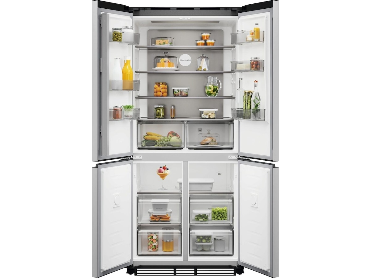 Electrolux 800 MultiChill Perfect Fit 193 cm kombiskåp (Rostfritt Stål) Kyl & frys kombiskåp