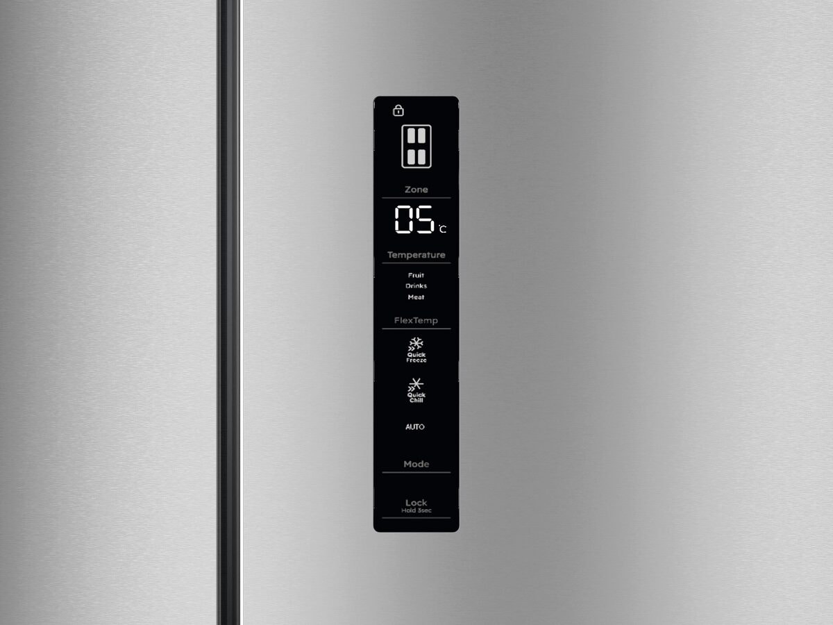 Electrolux 800 MultiChill Perfect Fit 193 cm kombiskåp (Rostfritt Stål) Kyl & frys kombiskåp