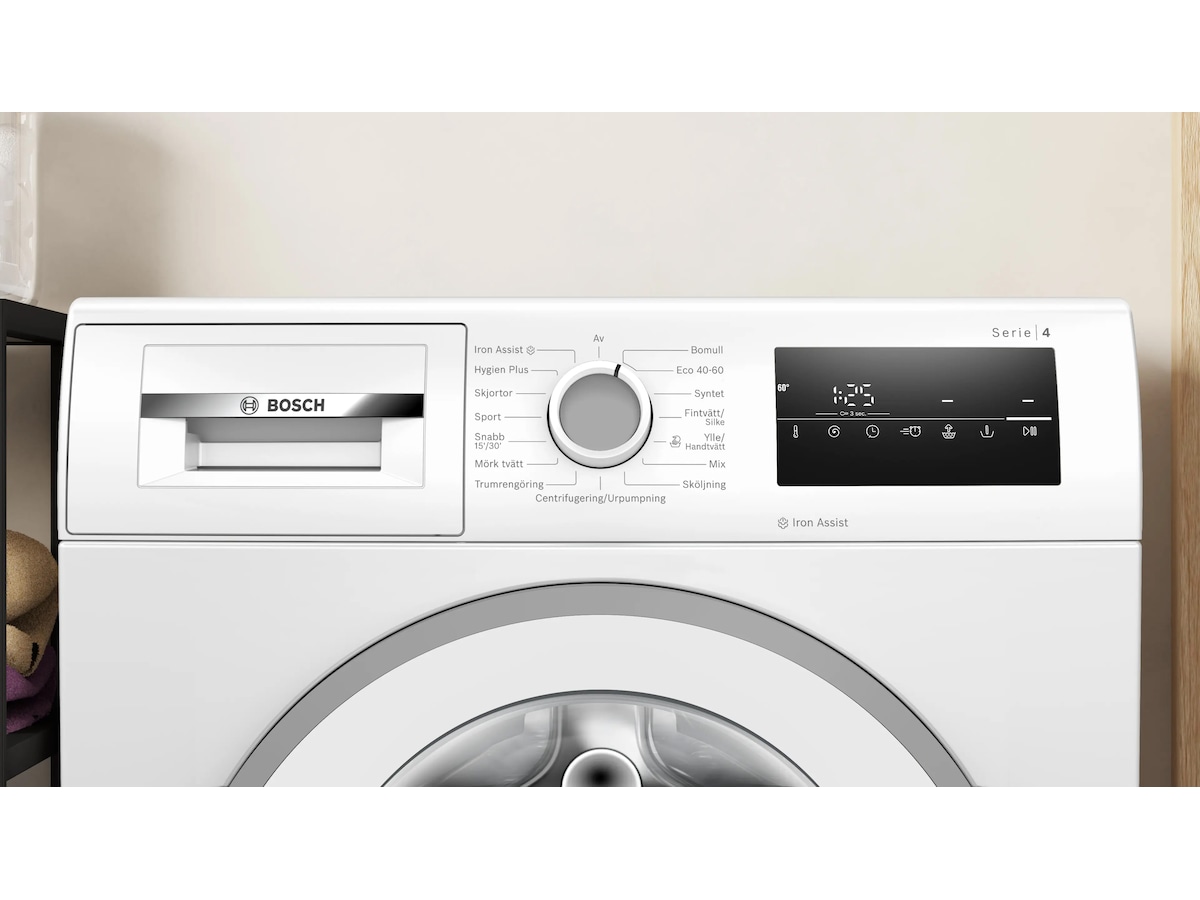 Bosch WAN2829SSN Serie 4 Tvättmaskin (vit) Tvättmaskin