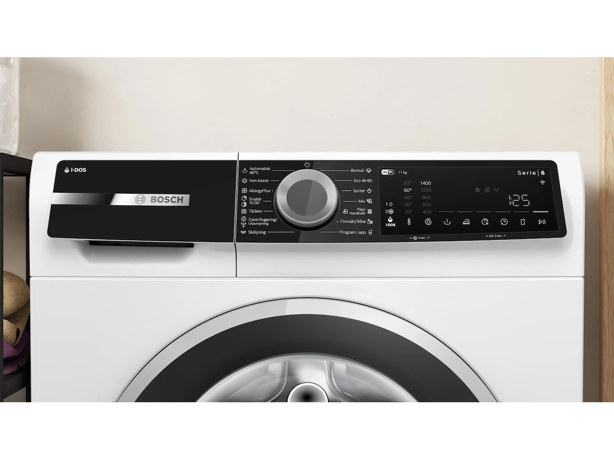Bosch WGK264FLSN Serie 6 Tvättmaskin (vit) Tvättmaskin