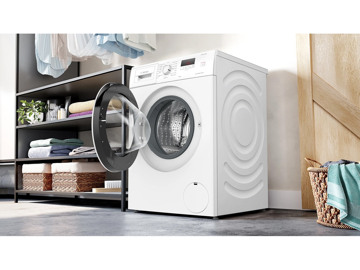 Bosch WGE03400SN Serie 2 Tvättmaskin (vit) Tvättmaskin