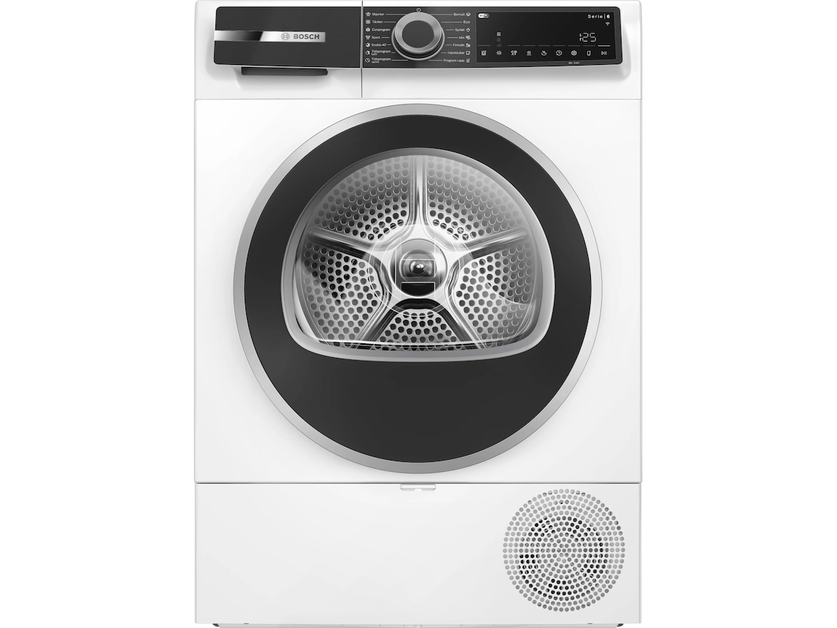 Bosch WQK2420LSN Serie 6 Värmepumpstorktumlare 9 kg (vit) Torktumlare