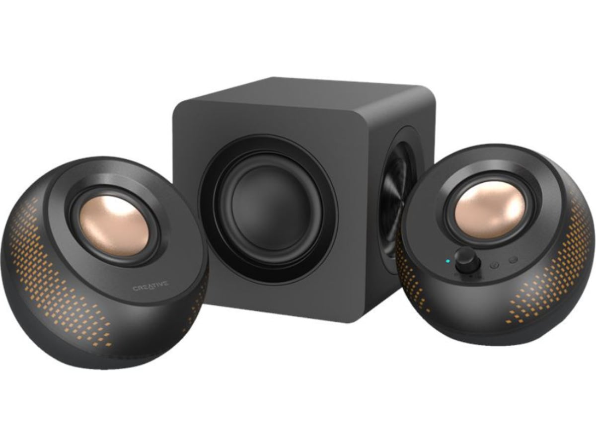 Creative Pebble X Plus PC-högtalare RGB Trådlös / Bluetooth högtalare