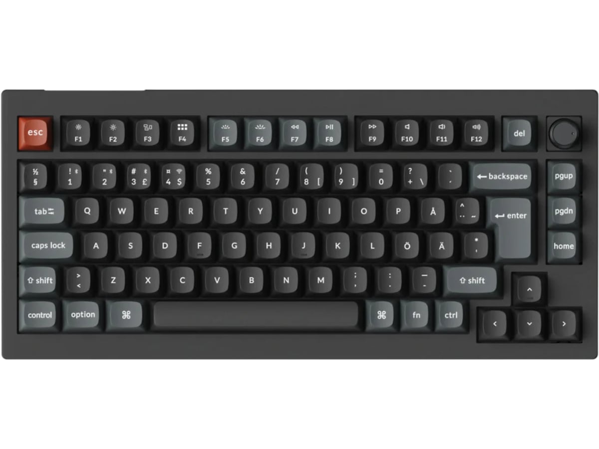 Keychron V1 Ultra 75% 8K Brown Trådlöst Gamingtangentbord Gamingtangentbord
