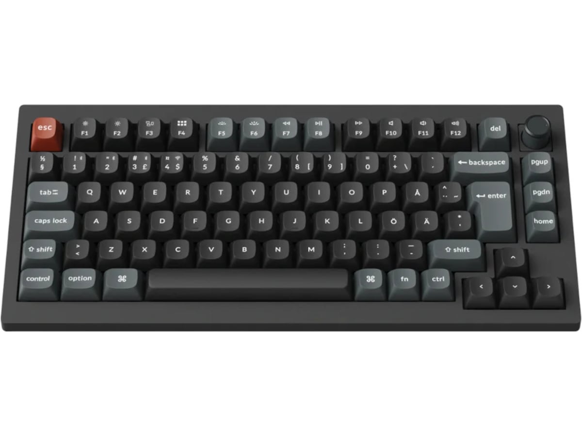 Keychron V1 Ultra 75% 8K Brown Trådlöst Gamingtangentbord Gamingtangentbord