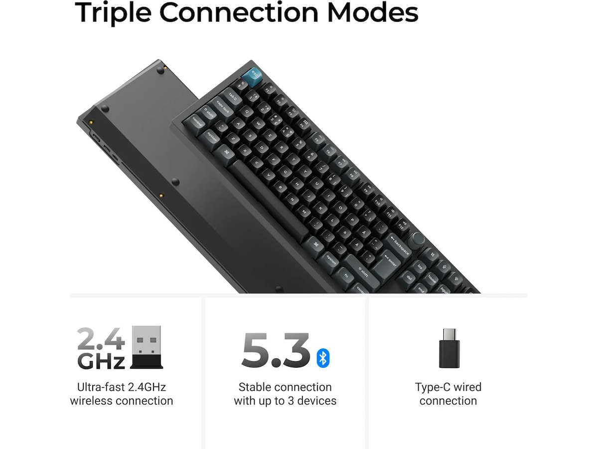 Keychron Q1 Ultra 100% 8K Brown Trådlöst Gamingtangentbord Gamingtangentbord