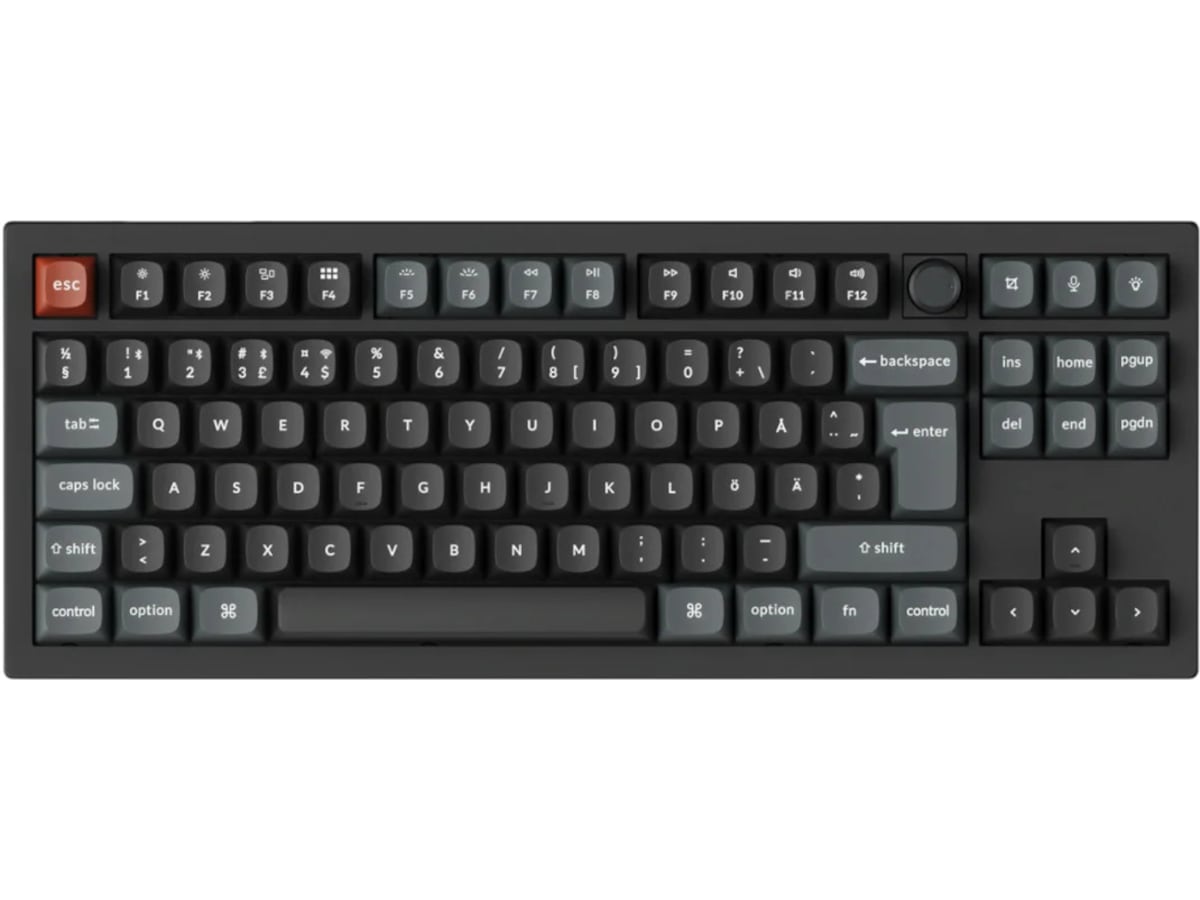Keychron V3 Ultra 80% 8K Red Trådlöst Gamingtangentbord Gamingtangentbord