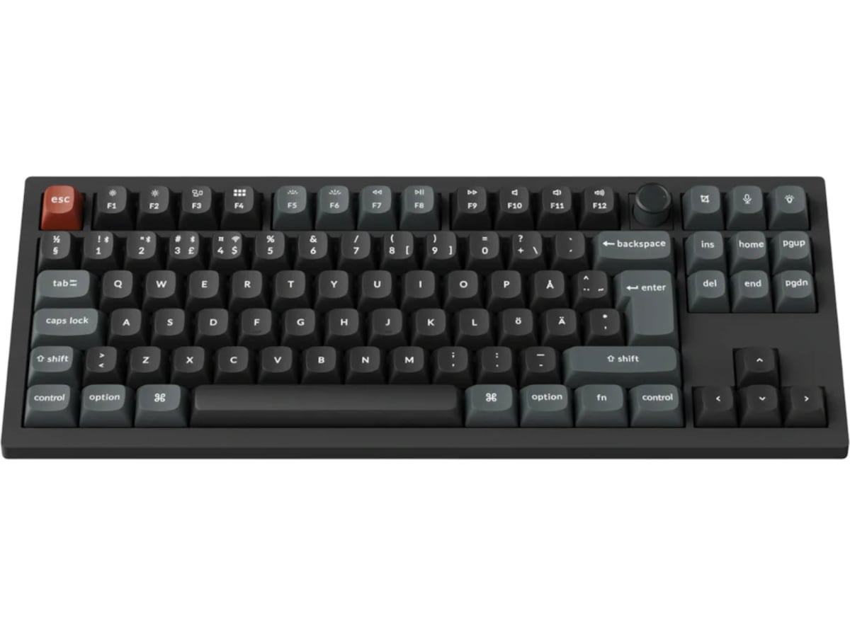 Keychron V3 Ultra 80% 8K Red Trådlöst Gamingtangentbord Gamingtangentbord