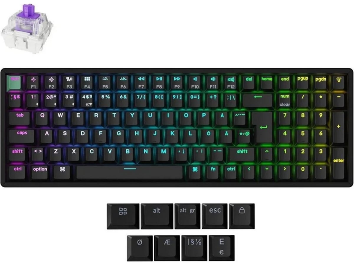 Keychron K4 HE Trådlöst Gamingtangentbord (svart) Gamingtangentbord